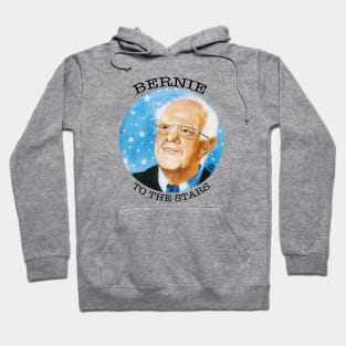 Bernie To The Stars -black design Hoodie